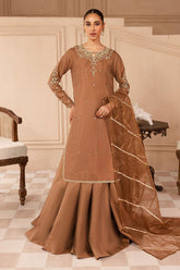 Allure by Ih - JANE - Brown - Katan Silk & Organza - 3 Piece